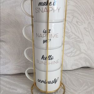 COCO & LOLA ESPRESSO CUP SET NWOT